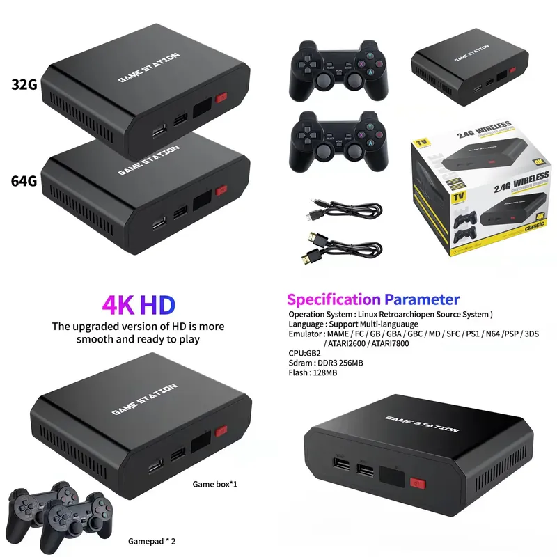 Gaming Console Free - Игровая приставка M8plus HD с двумя