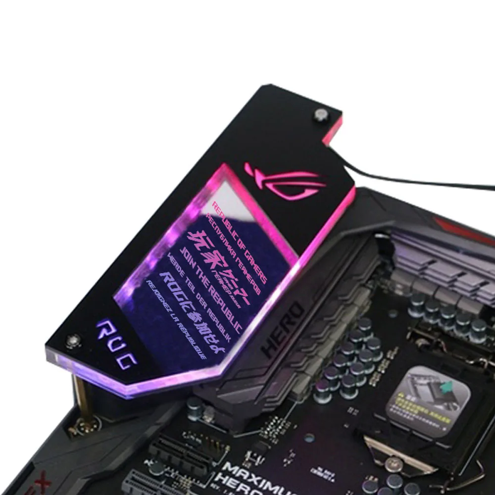 Gaming Console Tower - ATX IO ARGB осветительная панель DIY