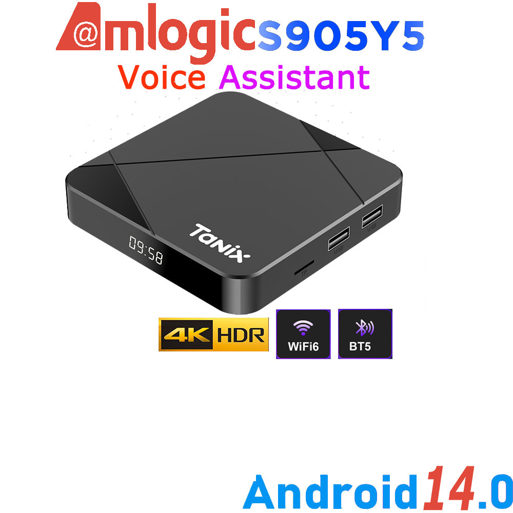 Gaming Console Youtube - Amlogic S905Y5 Android14.0 4K Видео Wi-Fi6
