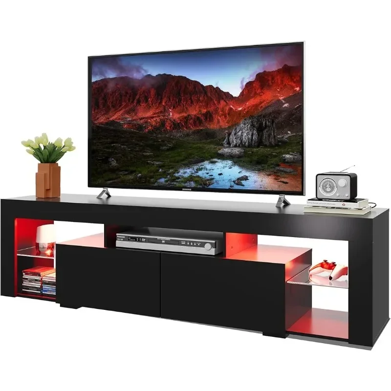 Gaming Console Room - Деревянная ТВ-консоль с двумя ящиками для