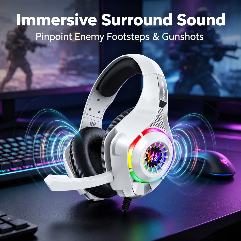 Gaming Console Headset - Игровая гарнитура для ПК с микрофоном,