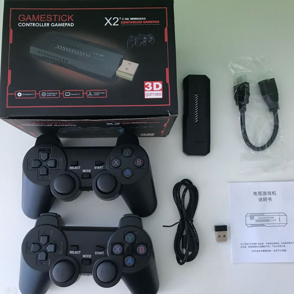 Gaming Console Stick - Игровая консоль X2 Retro с беспроводными
