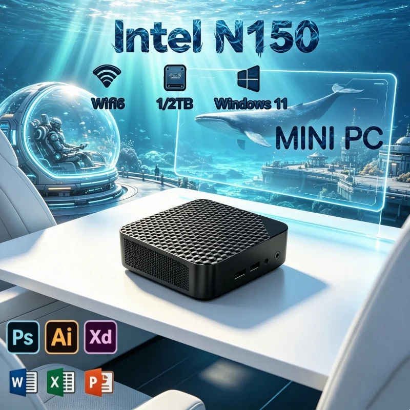 2026 Lumid Core N150 MINI PC с – обзор и цена Gaming Console Stick