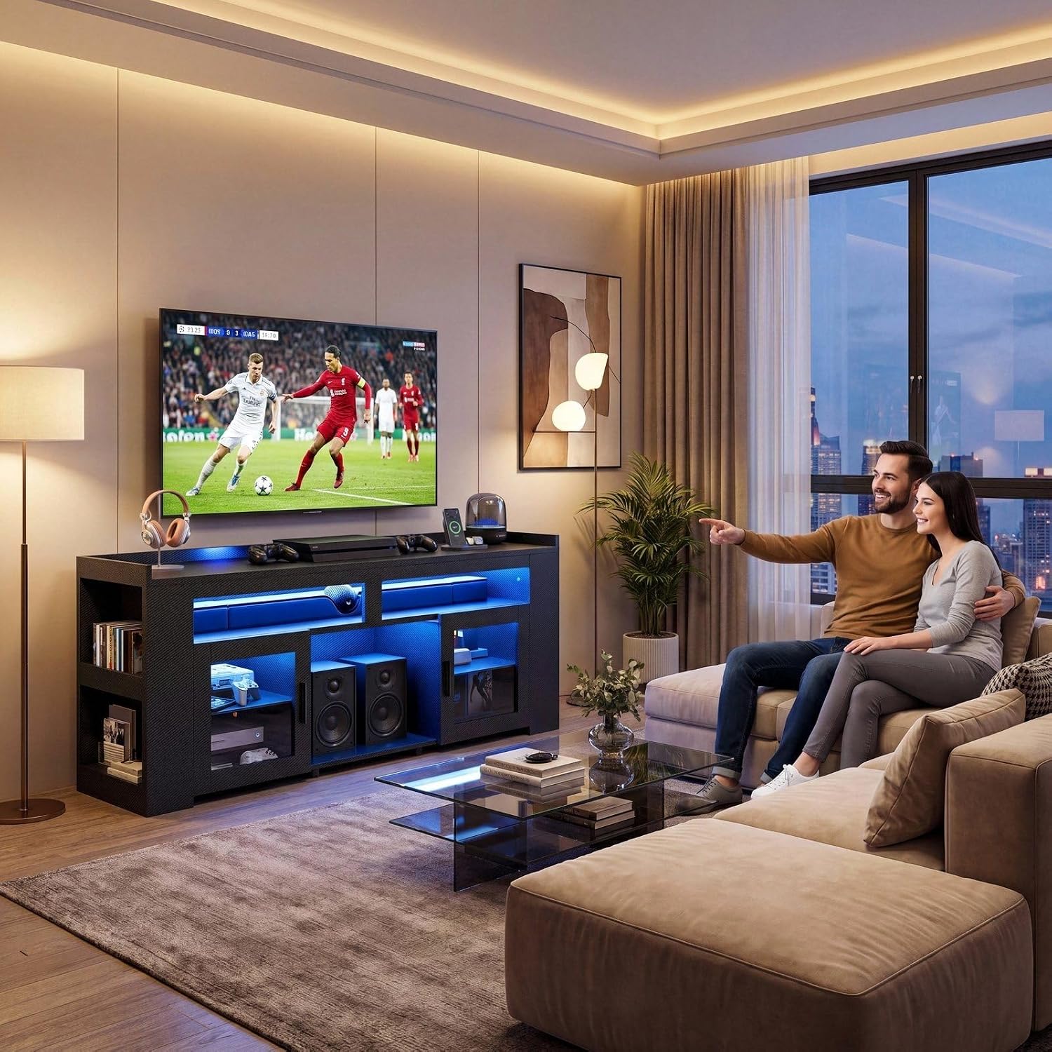 ТВ-тумба с зарядной станцией и – обзор и цена Gaming Console Room