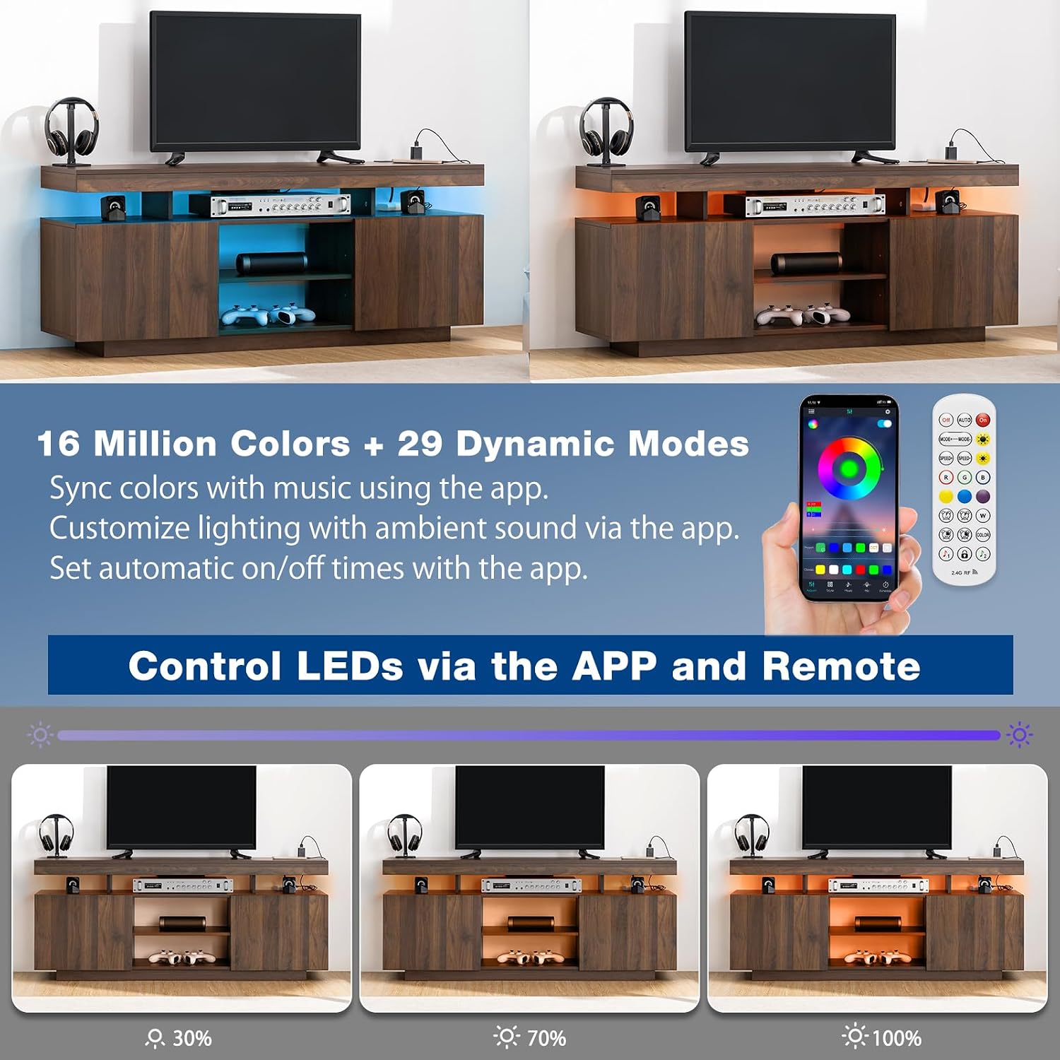 Тумба под LED-телевизор с розе – обзор и цена Gaming Console Room
