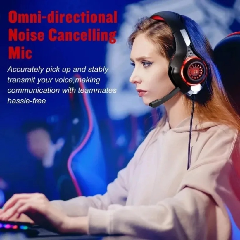 Игровые наушники LED с микрофо – обзор и цена Gaming Console Headset