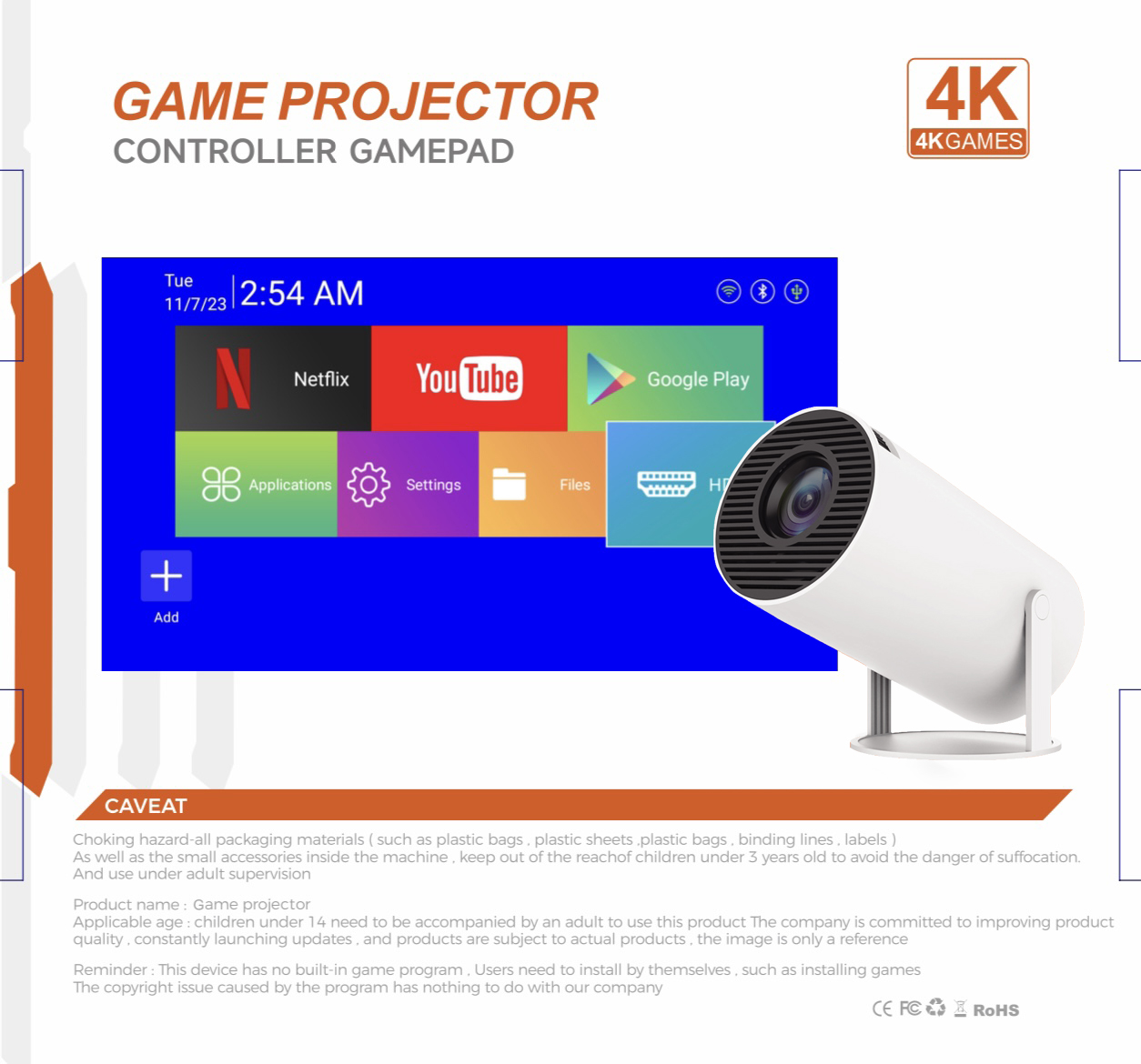 3D игровой проектор 2 в 1, кон – обзор и цена Gaming Console Youtube