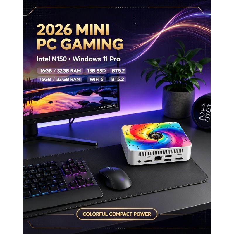 2026 Snug Core N150 MINI PC с  – обзор и цена Gaming Console Stick