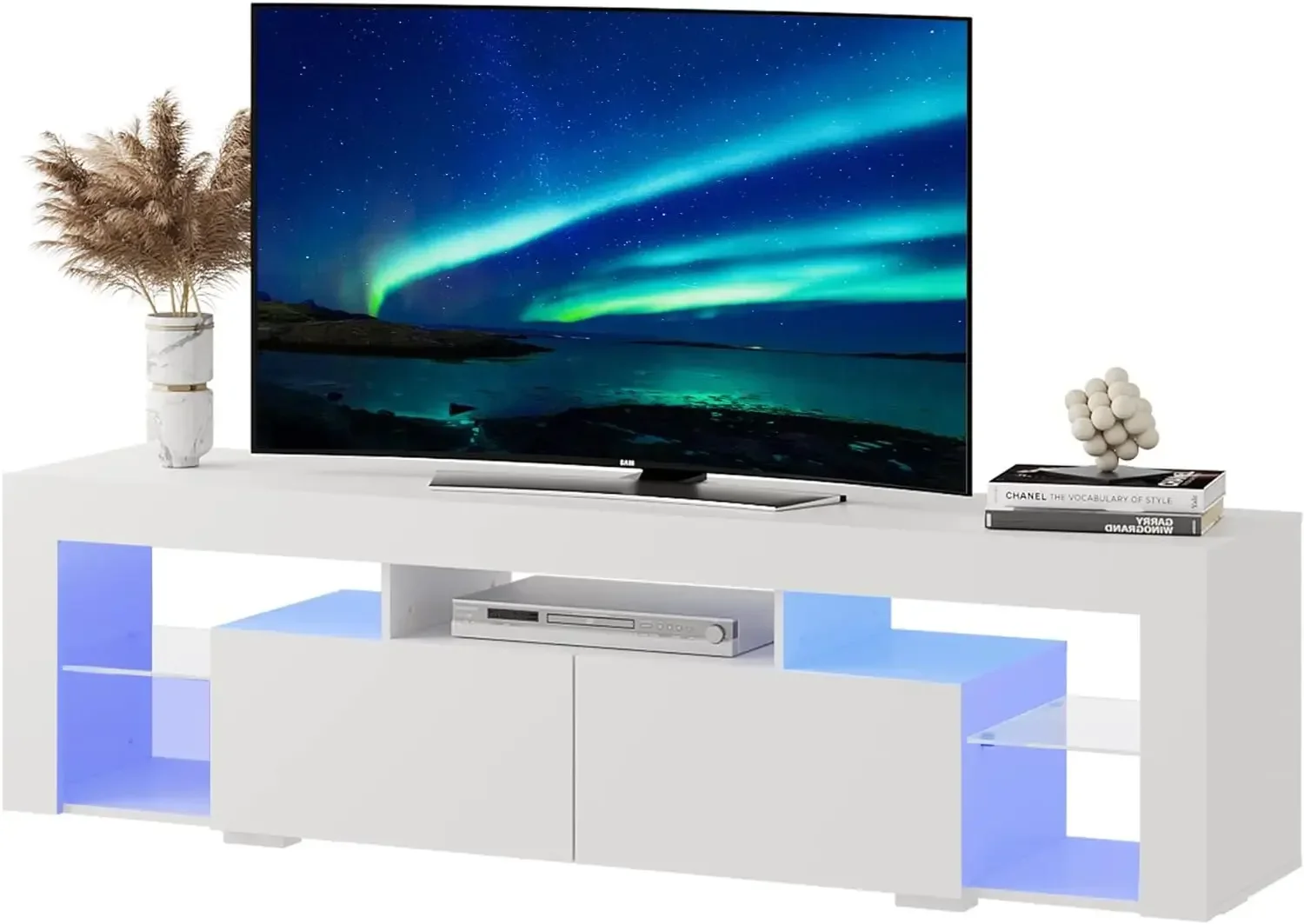 Деревянная ТВ-консоль с двумя  – обзор и цена Gaming Console Room