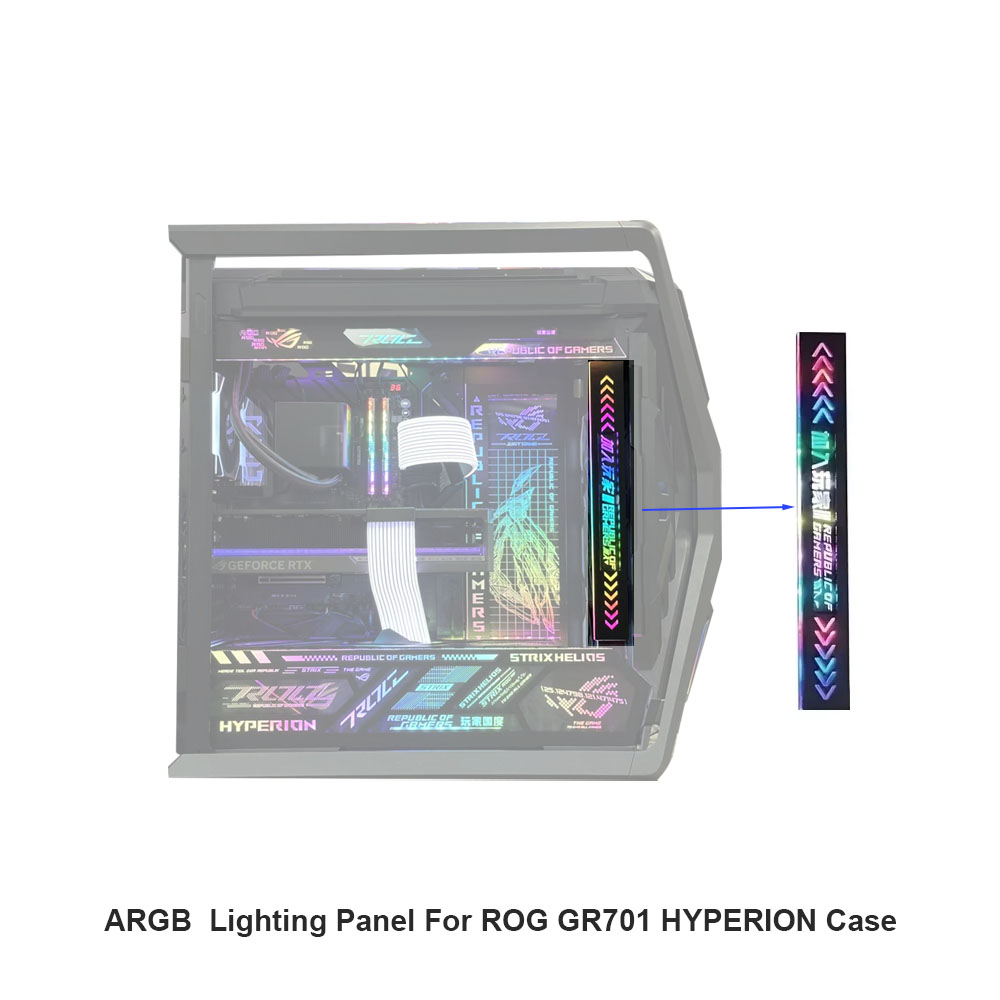 ARGB ROG GR701 HYPERION Панели – обзор и цена Gaming Console Tower