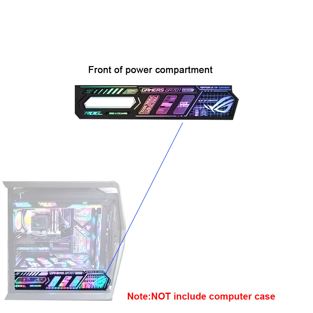 ARGB ROG GR701 HYPERION Панели – обзор и цена Gaming Console Tower